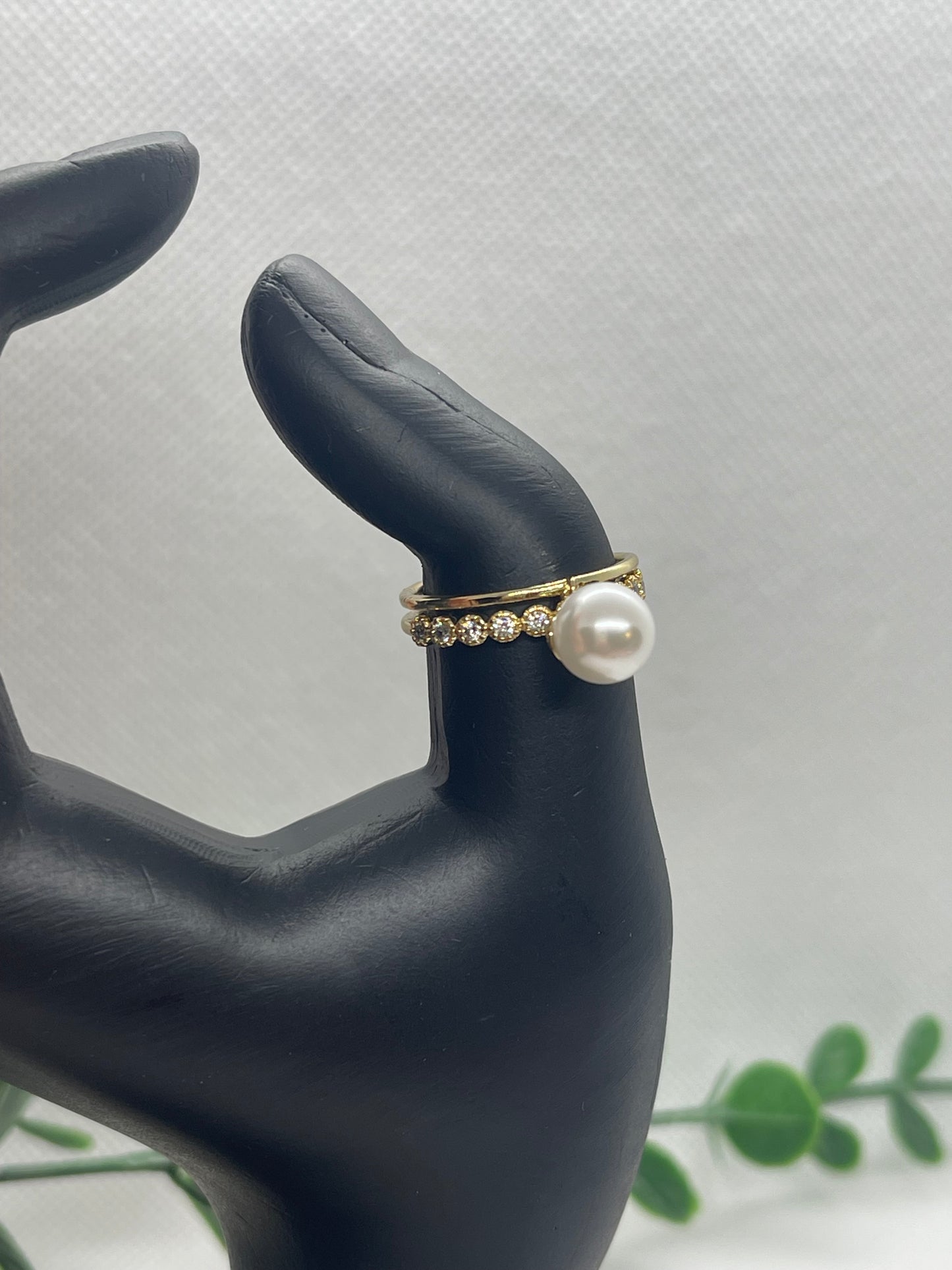 Bague Perlée